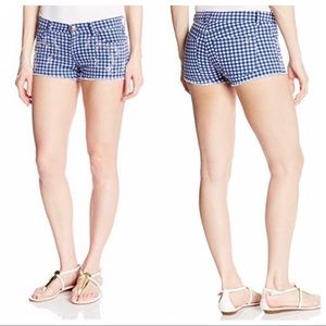 Juicy Couture Mini Gingham Shorts